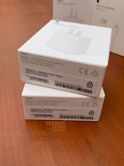 Adaptador iphone 20W Carga Rapida